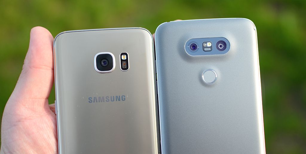 Poze cu Lg G5 si Samsung Galaxy S7 Edge