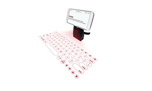 Conheça “iKeybo” que projeta um teclado virtual para usar em celulares e música