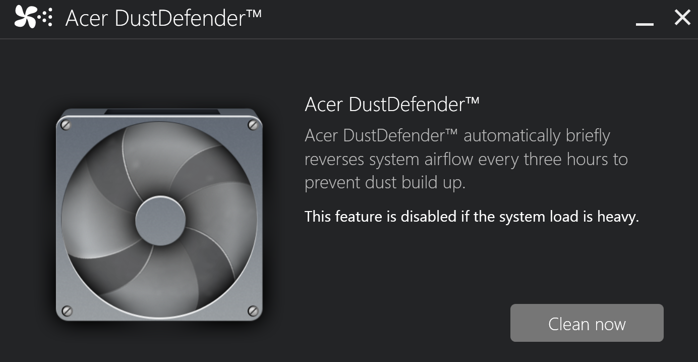 Acer Dust Defender Download
