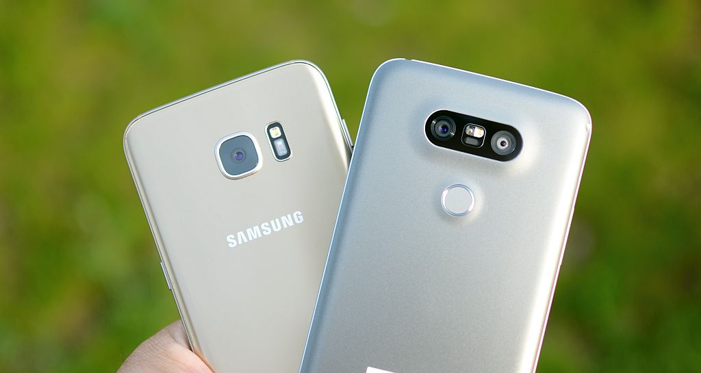 Poze cu Lg G5 si Samsung Galaxy S7 Edge